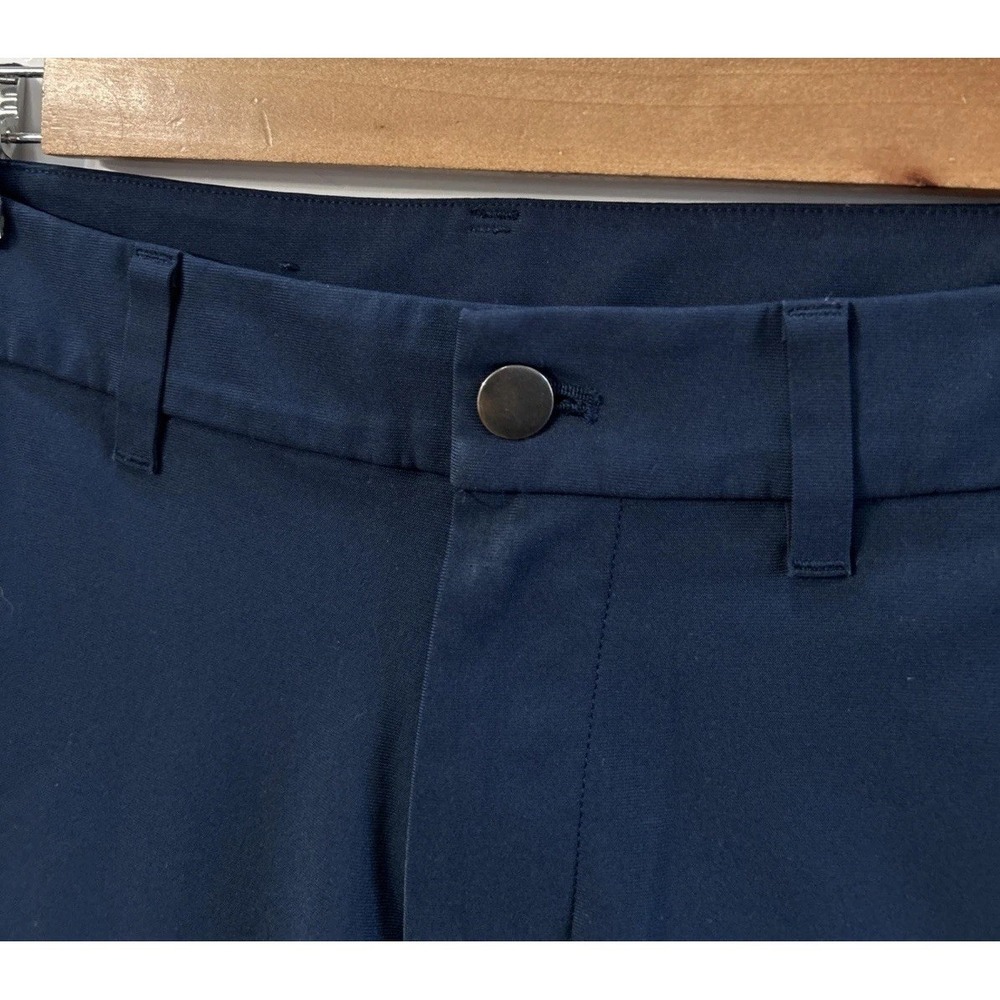 Mens Lululemon Commission Pant Slim Fit Chino Performance LM5AF1S Sz 31 Navy - Picture 4 of 8